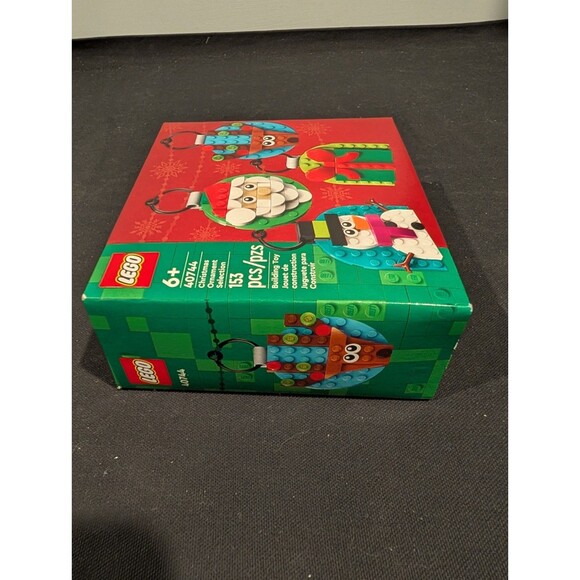 LEGO Christmas Ornament Selection 40744 (153 pcs) – New/Sealed Box (Shelf Wear) - Picture 6 of 6